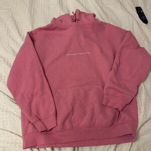 Pink Hoodie Sweatshirt